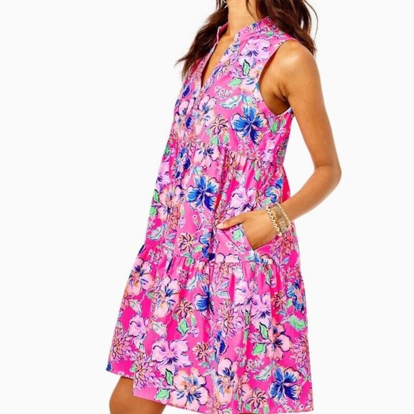 Lilly Pulitzer Dresses & Skirts - Lilly Pulitzer Pink Floral Dress